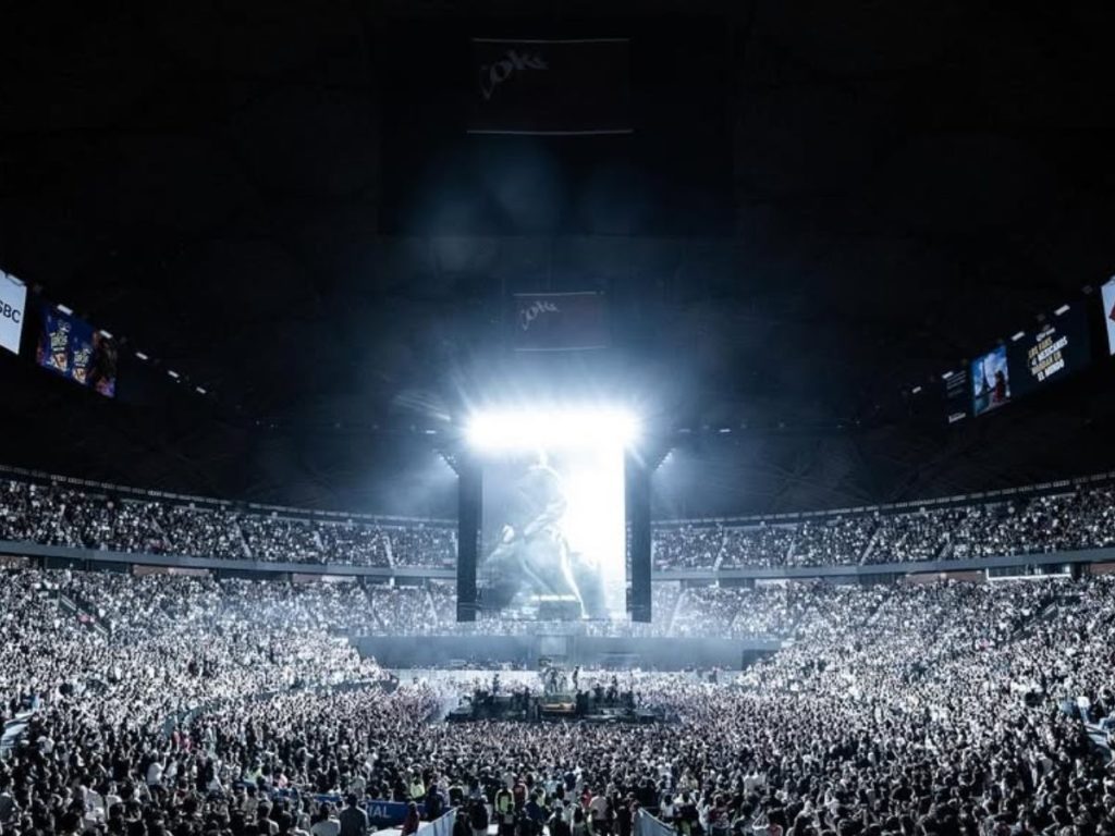 Latin Mafia hizo vibrar el Palacio de los Deportes en Ciudad de México en 2025. Fotografía/ Instagram Latin Mafia