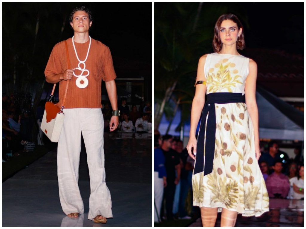 Con diseños de Victoria Saravia, creadora de prendas, bolsos y accesorios, junto al Eco-Print de Sandra Funes y la joyería artesanal de Granalla.