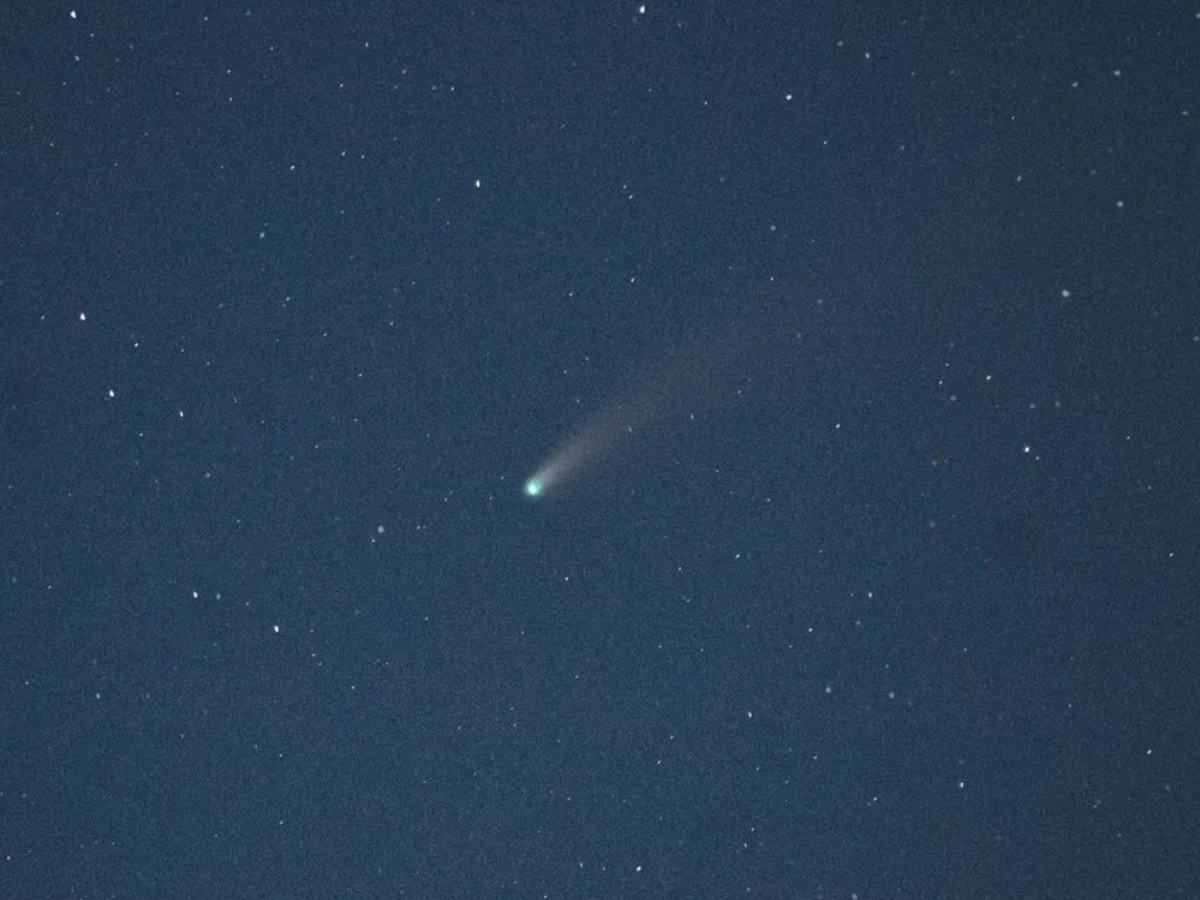 Cometa C/2025 A6 (Lemmon) captado desde La puerta del diablo. Otro cometa más a la lista", escribió Daniel Castellon en su iInstagram. Fotografía/ cortesía