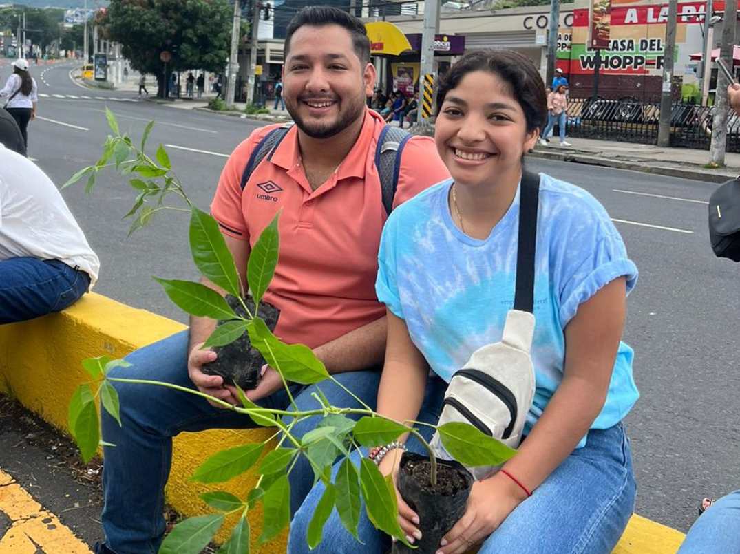 Entrega de arbolitos gratis MOP