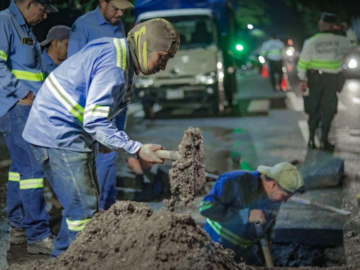 Trabajos tuberia ANDA