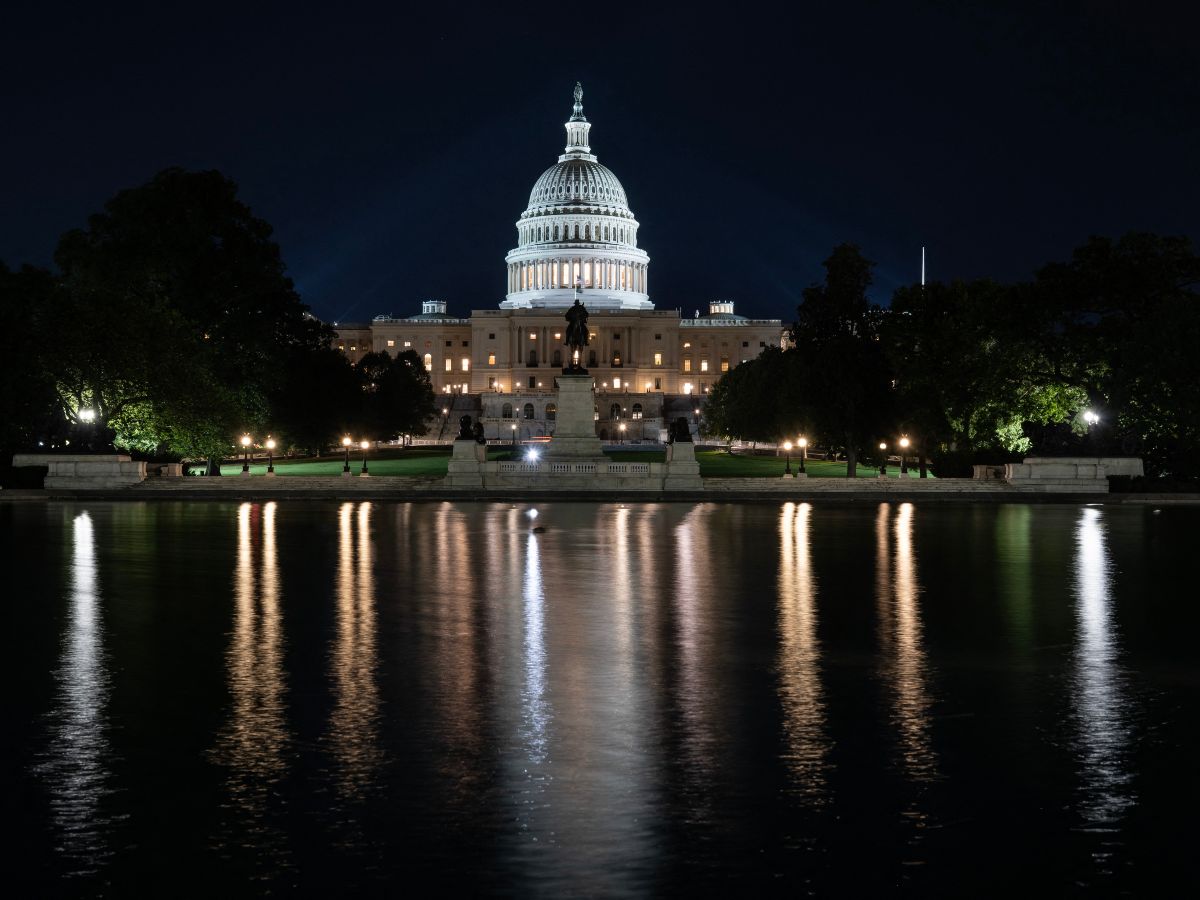 El Capitolio en Washington, escenario del choque político que provocó el cierre parcial del gobierno federal.