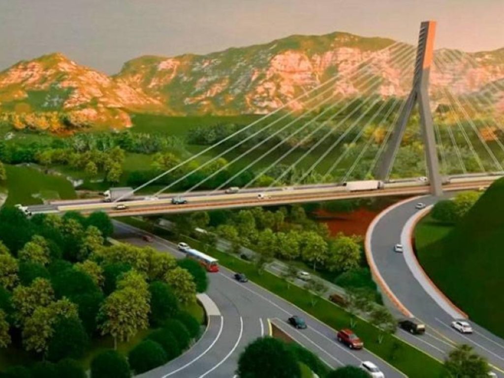 El proyecto del MOP incluirá un puente atirantado como paso principal, además de 12 estructuras distribuidas a lo largo del trazado.