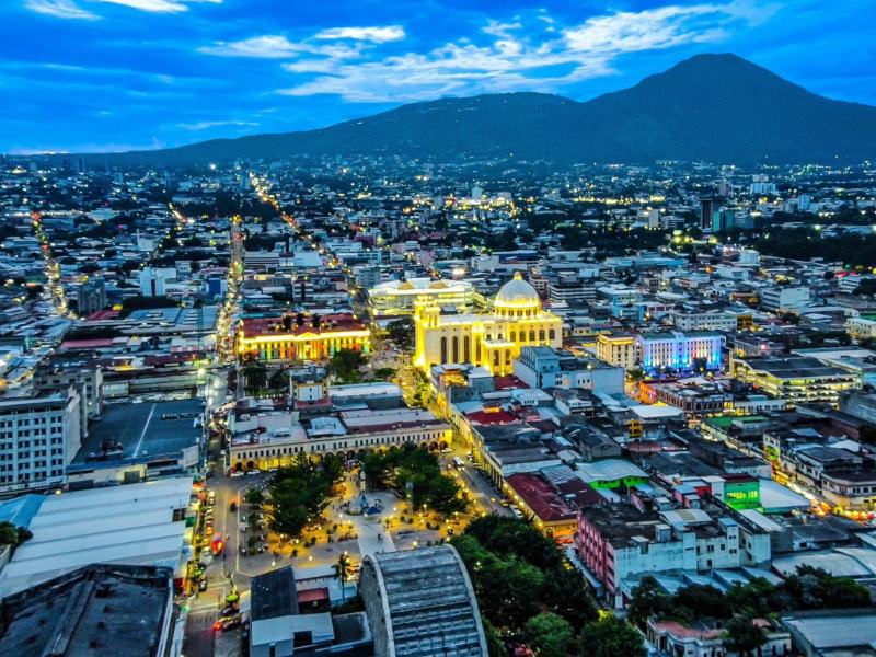 Toma panorámica del Centro Histórico capitalino. / Foto cortesía Asamblea Legislativa
