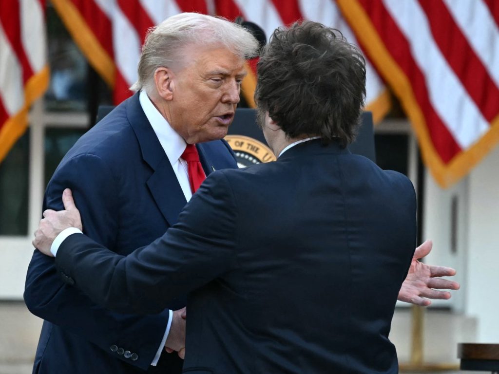 Al acto asistieron figuras como el presidente argentino Javier Milei