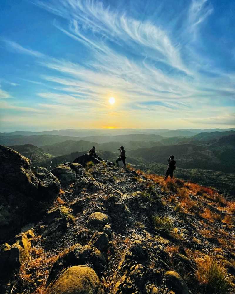 Peñón de Comasagua  atardecer