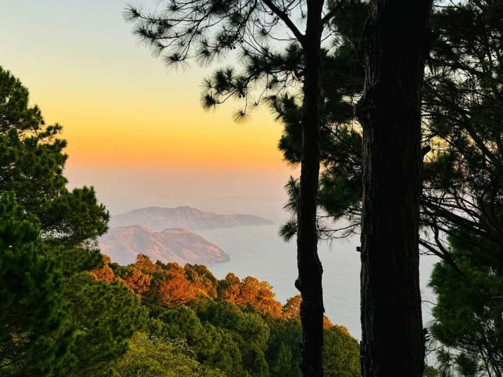Volcán de Conchagua atardecer