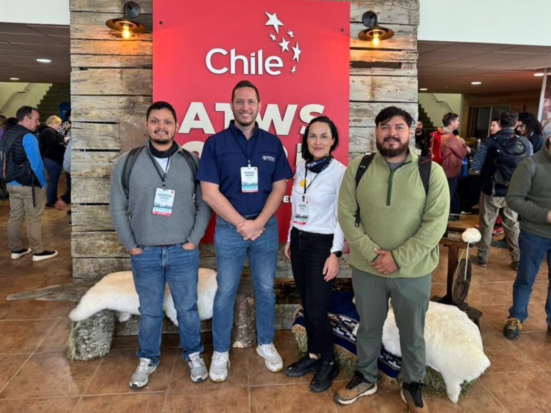 Participantes salvadoreños en el evento de ATT en Chile. / Foto cortesía X Unión Europea en El Salvador