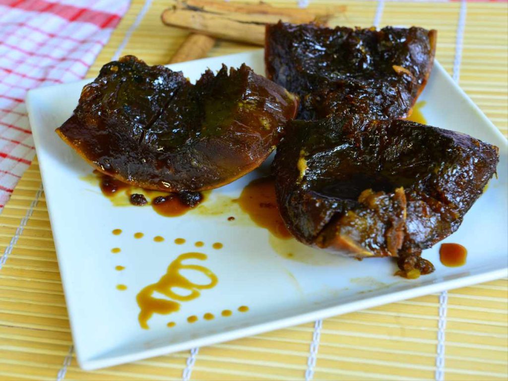 El ayote en miel llena de aroma los hogares salvadoreños y protagonizan la mesa del Festival de la Calabiuza en Tonacatepeque.