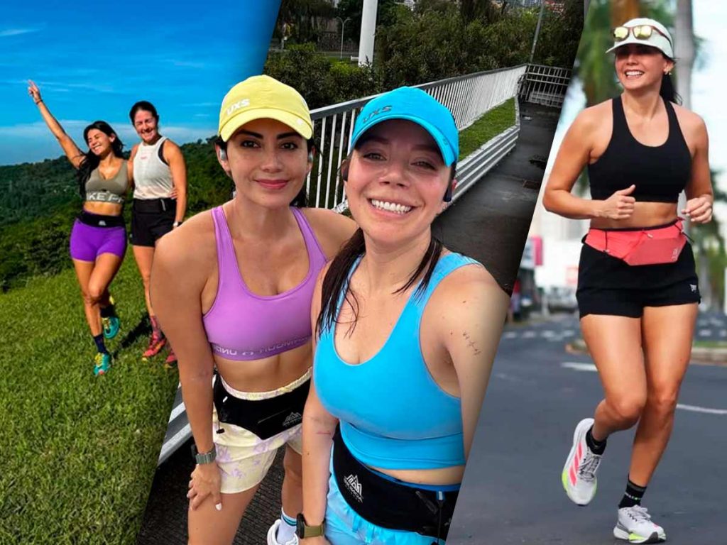 Carolina disfruta cuando corre con amistades y también hacer trail running en la naturaleza. / Fotos cortesía C. Ruiz