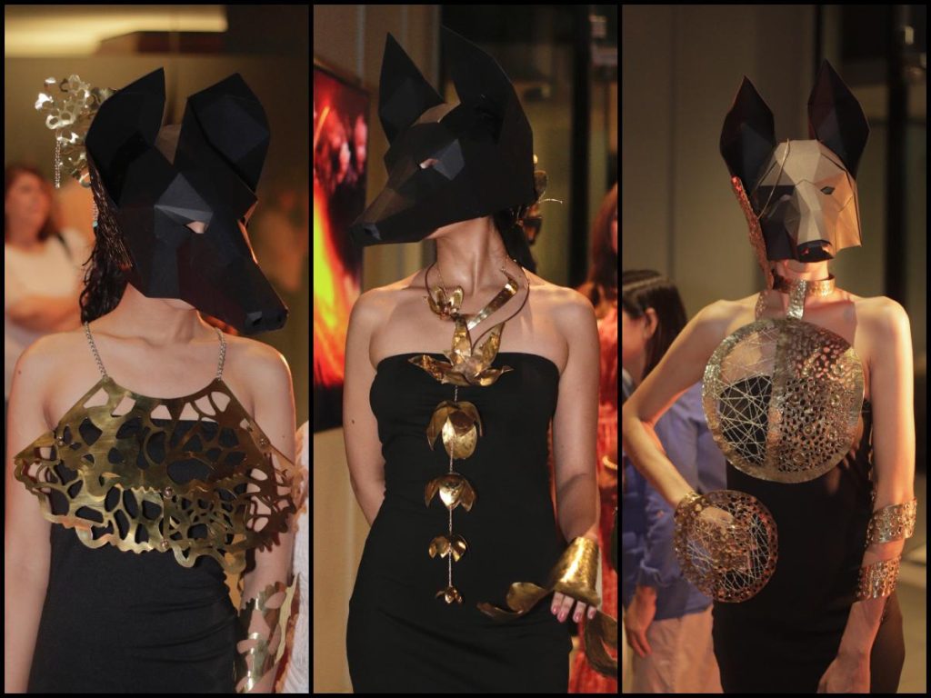 Diseños de Andrea Padilla, Camila Henríquez y Allan Coreas, inspirados en corales, buganvilias y la luna, destacan por su calado, forja y texturas en metal.