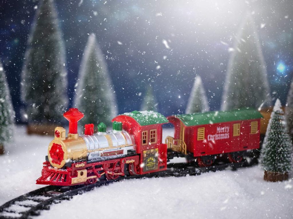 Dale vida a tu villa navideña con trenecitos en movimiento, luces LED y escenas animadas que transforman cada rincón en una historia llena de magia.