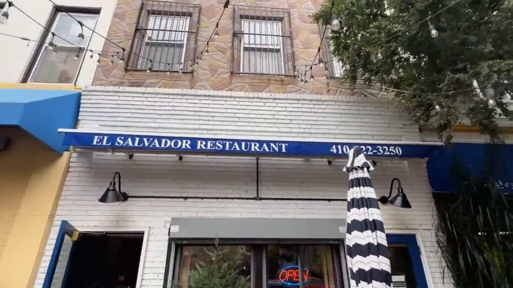 Restaurante El Salvador en Baltimore