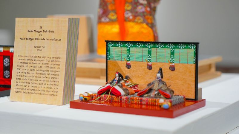Keshi, muñecas pequeñas. Fotografía/ cortesía embajada de Japón