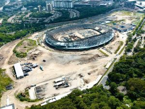 Obras en el Estadio Nacional: avanzan las bases para los graderíos