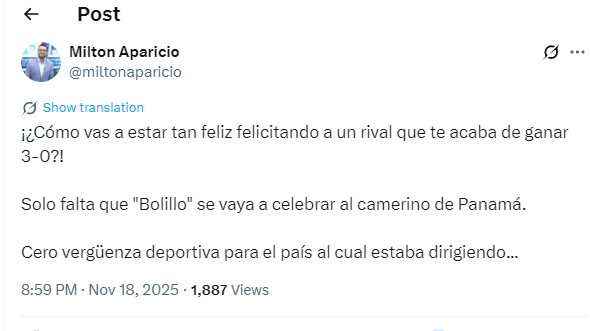 Foto: Captura pantalla X