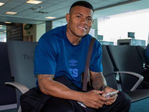 Michell Mercado no podrá jugar con la Selecta contra Surinam. Foto X Selecta