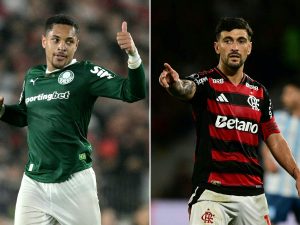 Palmeiras y Flamengo jugarán la final de la Copa Libertadores 2025. Foto AFP