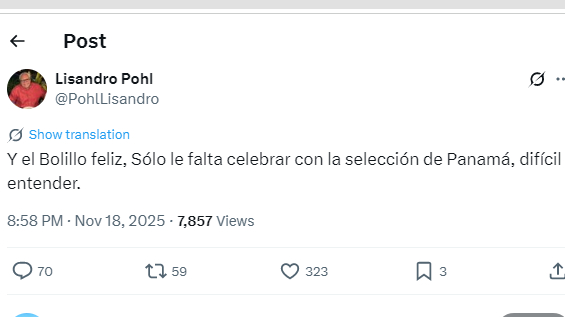 Foto: Captura pantalla X