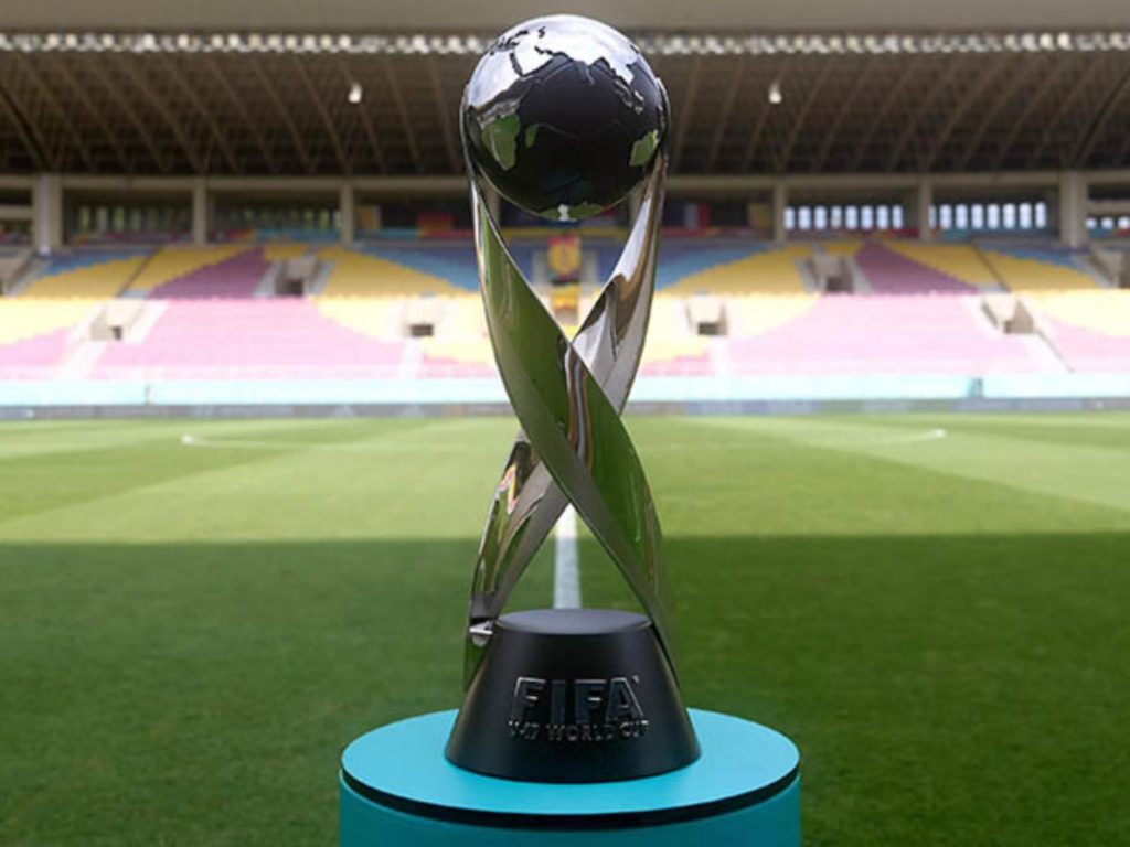 Este es el Trofeo de la Copa Mundial Sub-17 FIFA. Foto: Cortesía FIFA