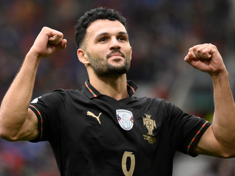 Goncalo Ramos, delantero de la selección de Portugal. / Foto AFP