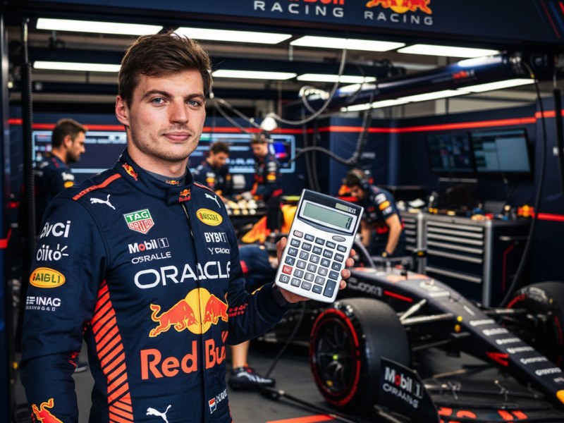 Max Verstappen llega con opciones de ser pentacampeón mundial de la F1 a la última carrera del año. / Imagen generada por IA