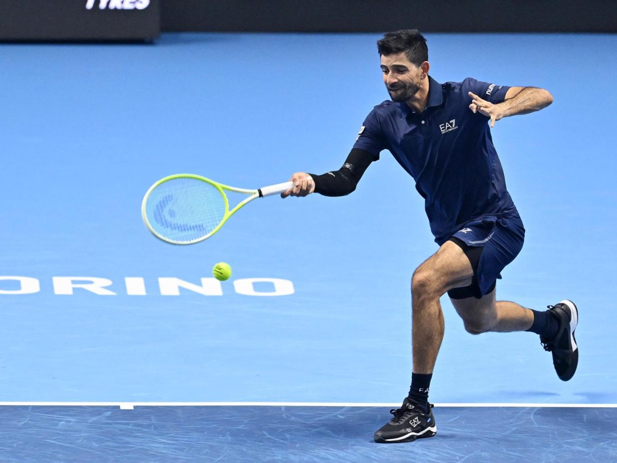 Marcelo Arevalo en el ATP Finals en Túrin, Milán. Foto EFE