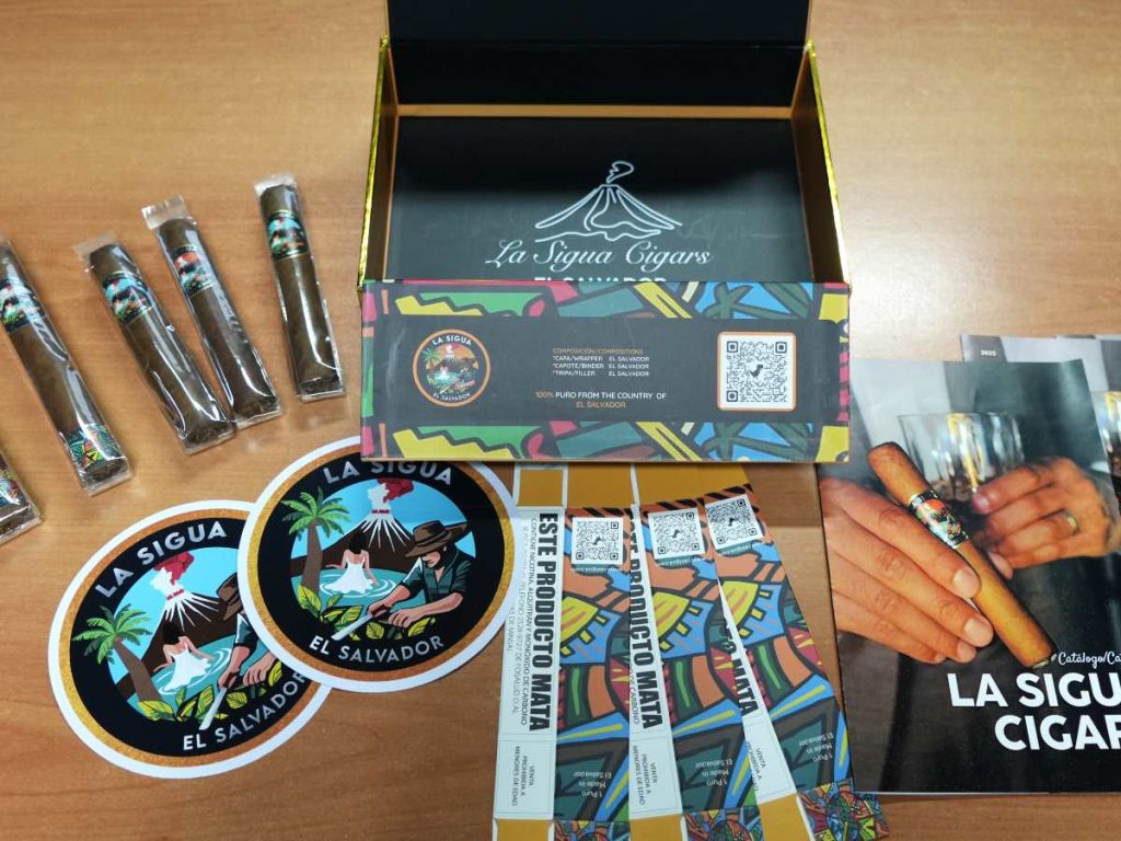 Cada puro de La Sigua lleva un diseño distintivo que rinde homenaje a la identidad y cultura salvadoreña.