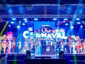 Candidatas del Carnaval de San Miguel 2025 brillan en noche de presentación
