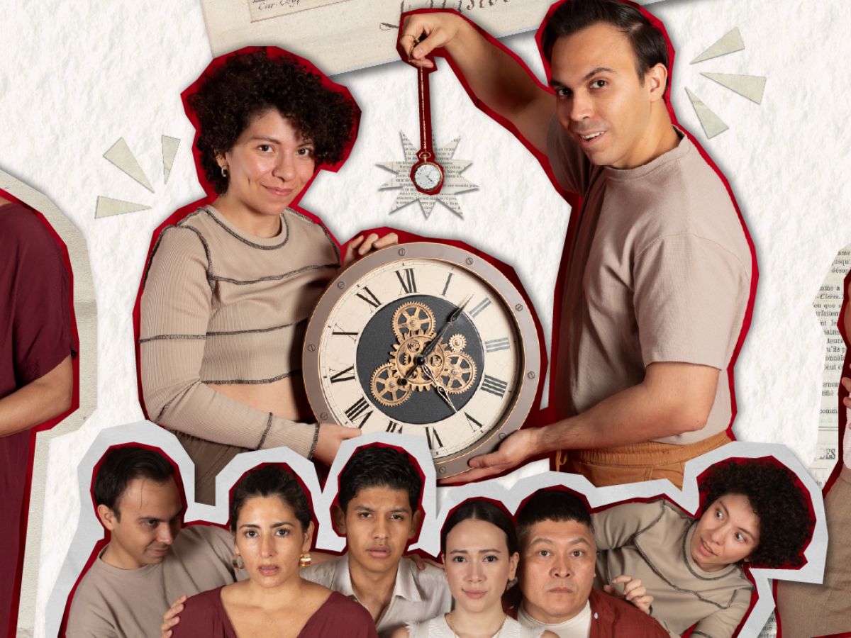 El Teatro Luis Poma se convierte en una máquina del tiempo con Cronémica de dos vidas, la nueva producción de Dioniso Compañía Artística que celebra el teatro salvadoreño contemporáneo. Fotografía/ cortesía