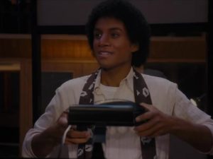 Jaafar Jackson durante el rodaje de “Michael”, la cinta que cuenta con el respaldo del Michael Jackson Estate.