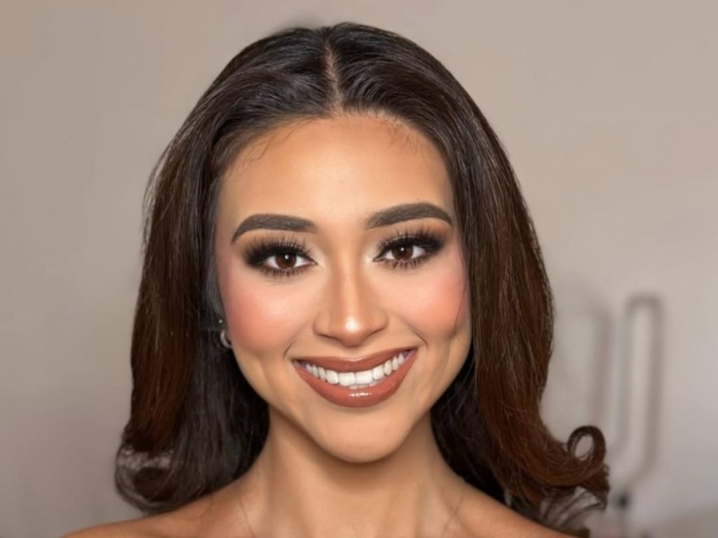 Alva Echegoyén durante la preliminar de Miss International 2025 en Japón.