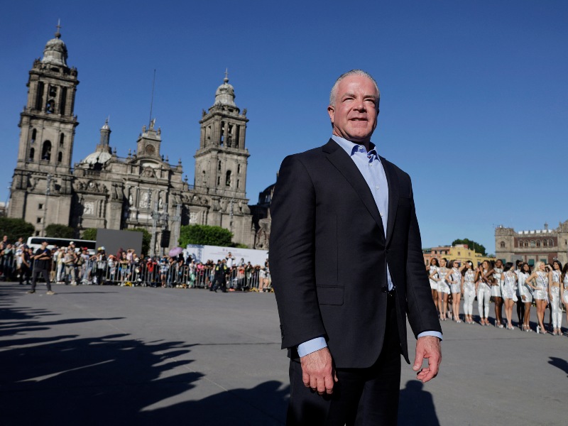 El empresario mexicano Raúl Rocha Cantú, copropietario de la organización Miss Universo
