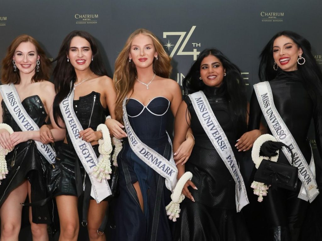 Las candidatas de Miss Universe 2025 iniciaron noviembre con una agenda llena de glamour y actividades culturales en Tailandia. Fotografía/ Miss Universe