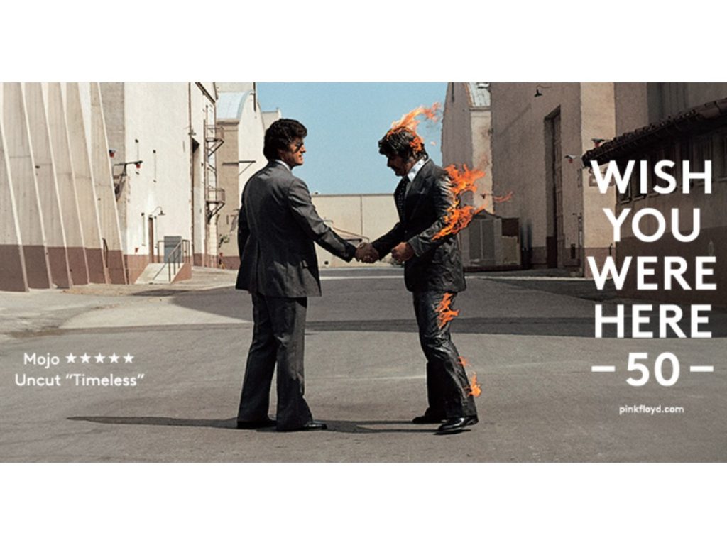 Pink Floyd – Wish You Were Here 50: disponible en caja Deluxe, CD, digital, vinilo y, por primera vez, en Dolby Atmos. El lanzamiento del 50º aniversario llega el 12 de diciembre. Fotografía/ Facebook Pink Floyd