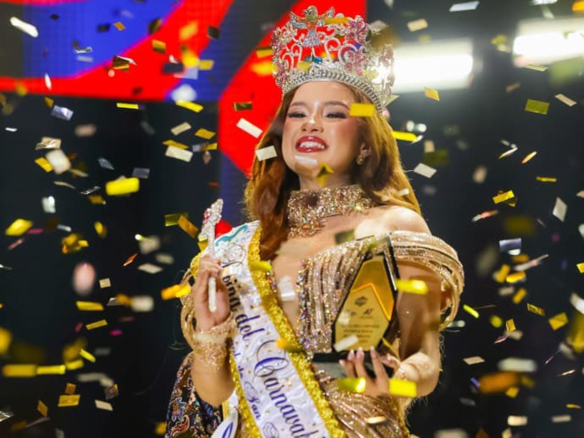 Katherin Castellanos se corona reina del 66.º Carnaval de San Miguel 2025. Fotografía/ Ministerio de Turismo