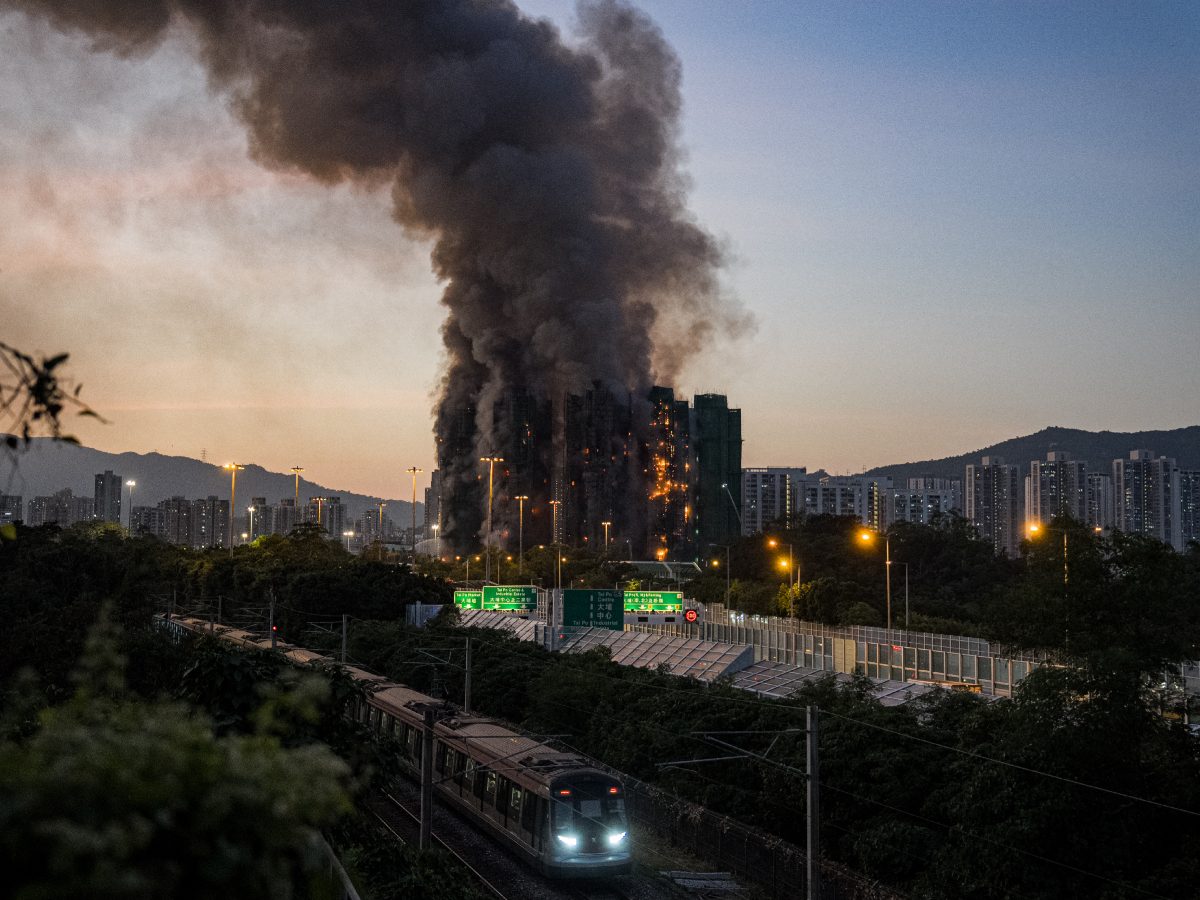 Incendio en edificios de Hong Kong, noviembre 2025. Fotografía/AFP