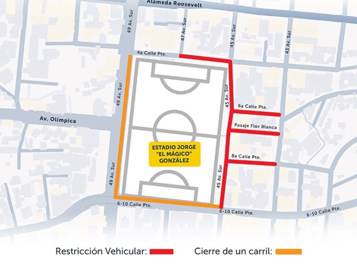 Estas calles estarán cerradas por el duelo de leyendas del Real Madrid y Barcelona