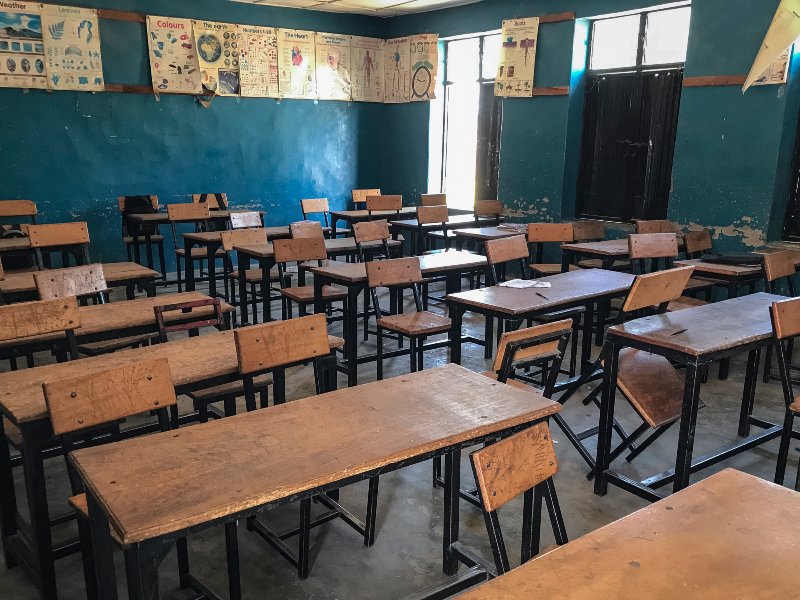 Instalaciones de la escuela católica St. Mary’s, donde fueron raptados estudiantes de entre 8 y 18 años.