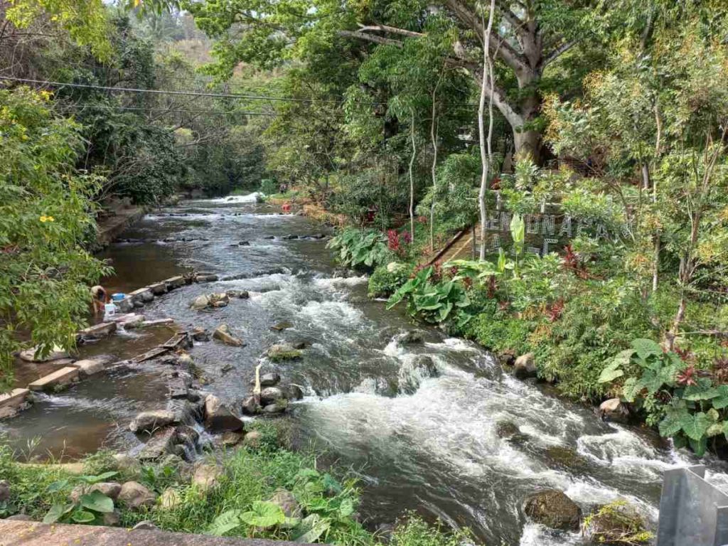 El río Las Vueltas es ideal para cocinar, acampar y disfrutar en familia rodeado de naturaleza, a pocos minutos de la cascada La Golondrinera.