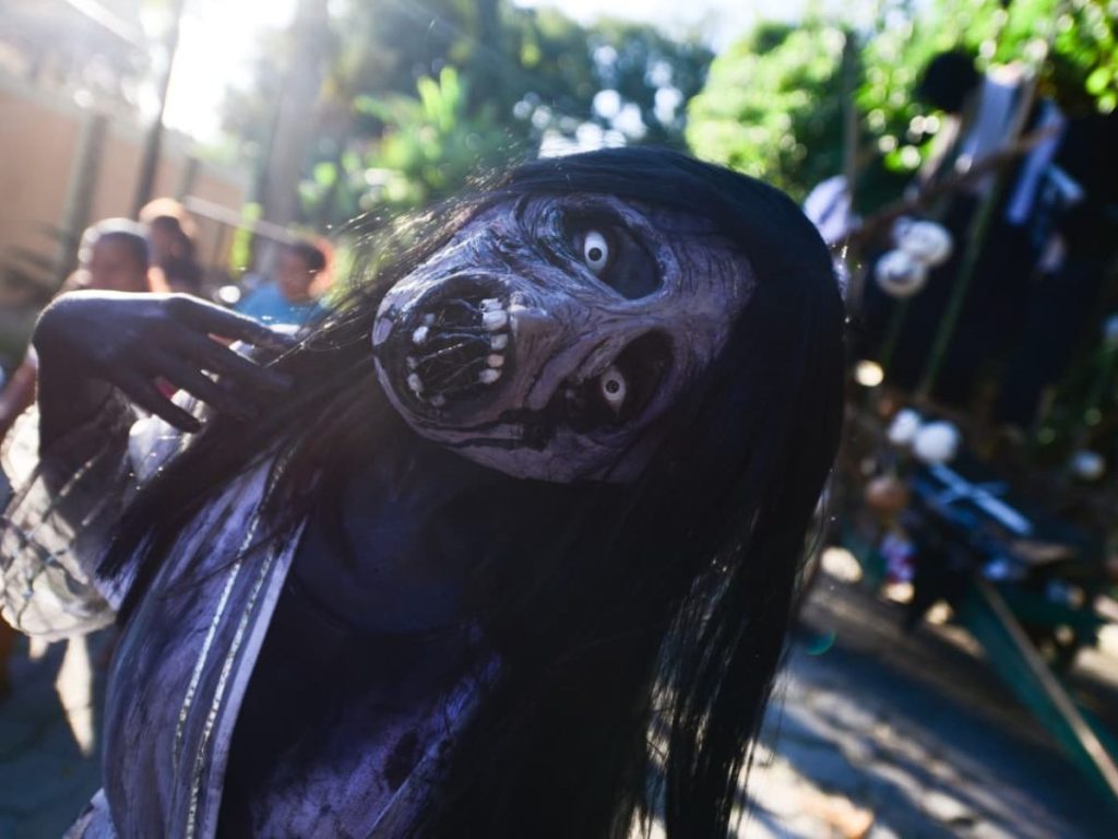 Así se vive el festival de la Calabiuza en Tonacatepeque. Foto Emerson Del Cid