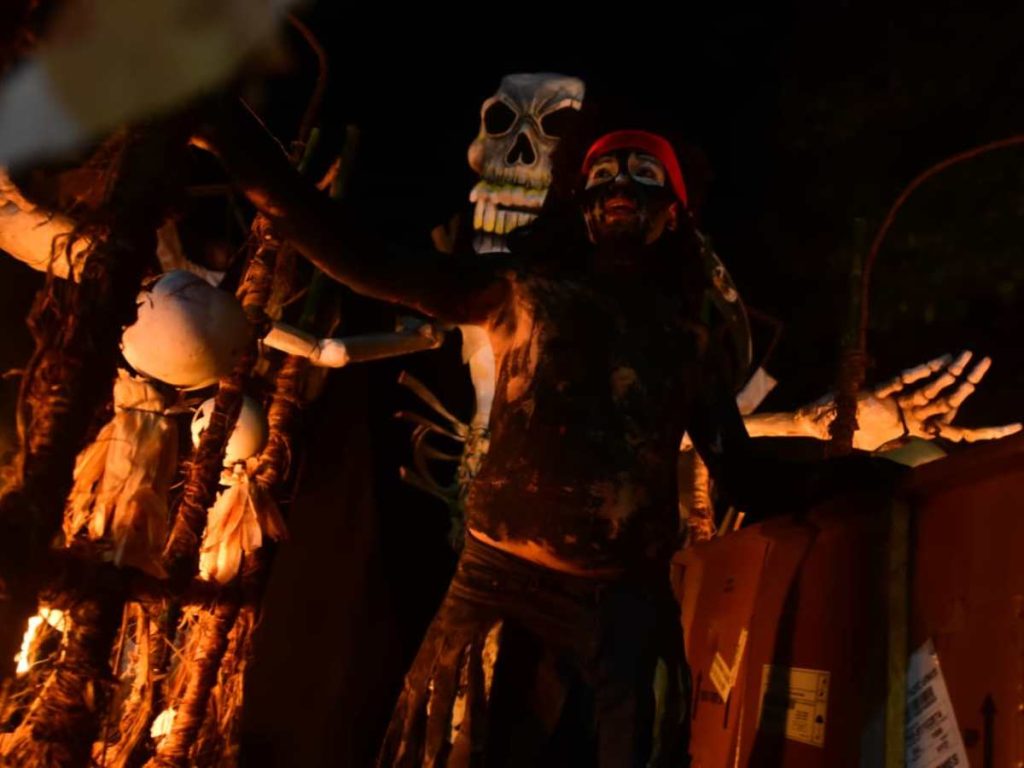 Así se vive el festival de la Calabiuza en Tonacatepeque. Foto Emerson Del Cid