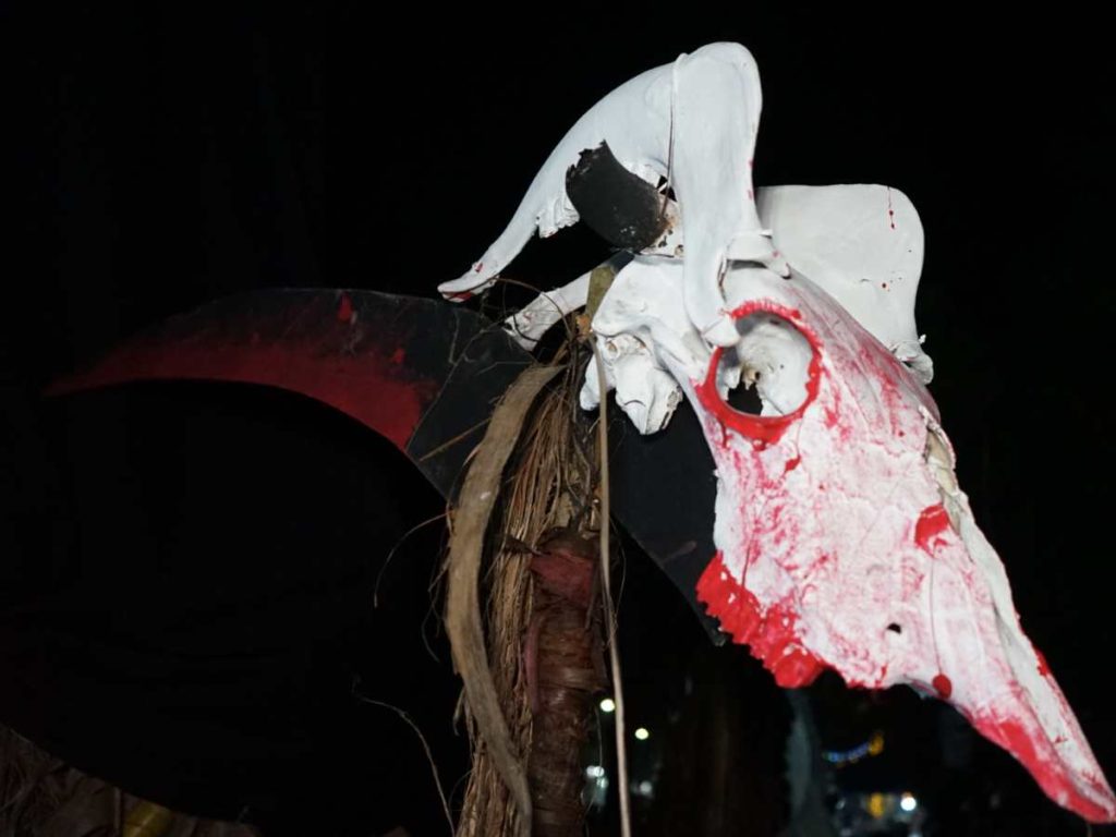 Así se vive el festival de la Calabiuza en Tonacatepeque. Foto Emerson Del Cid