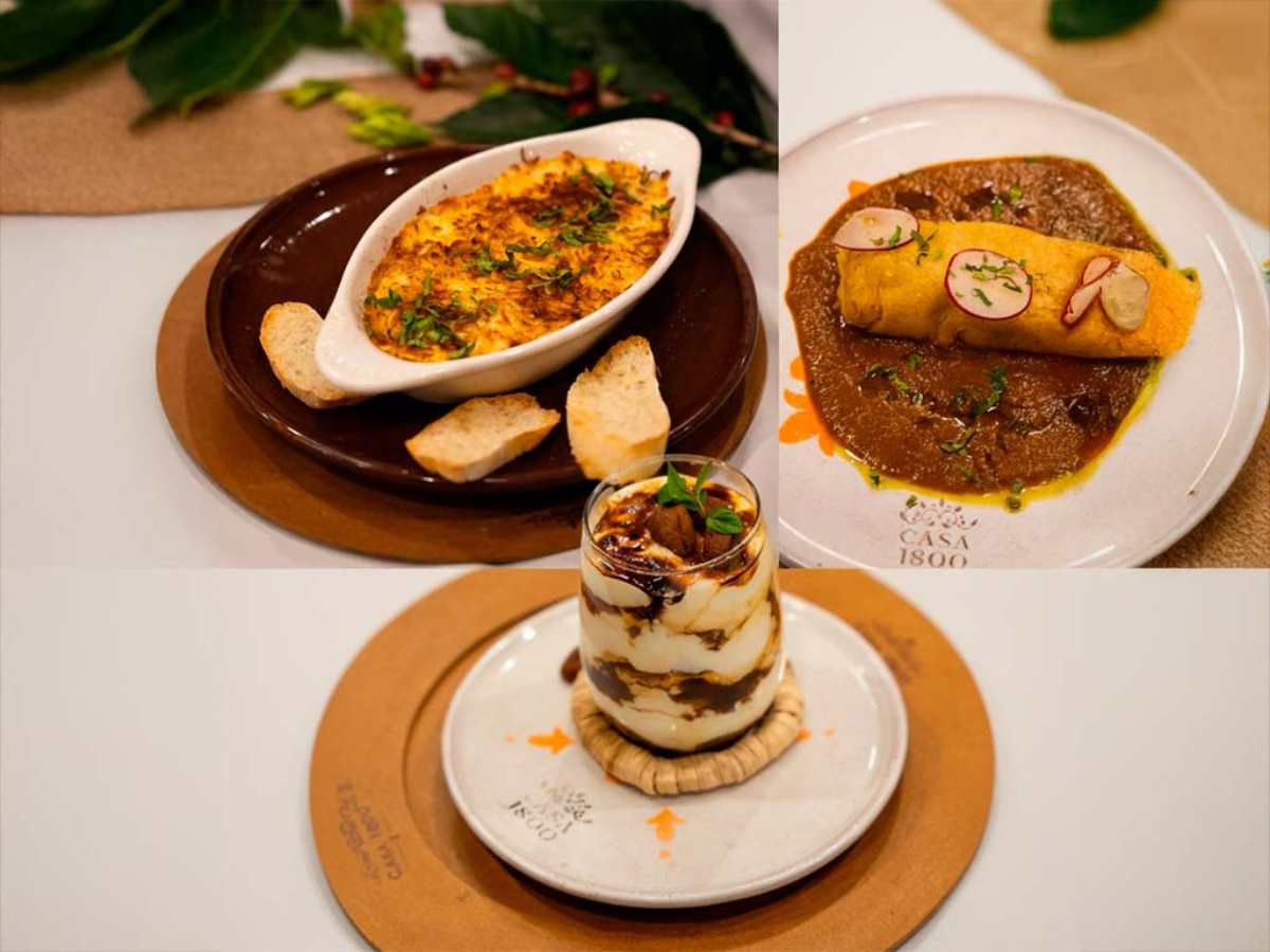 Nuevo menú casa 1800