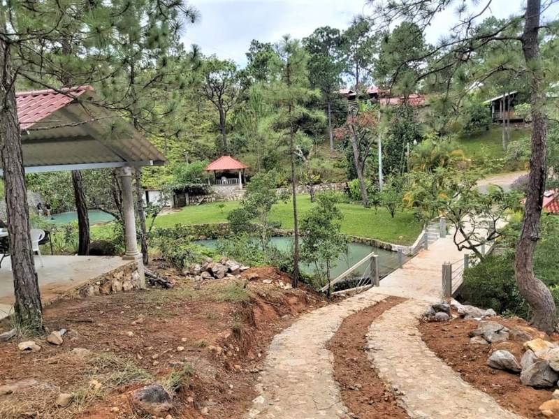 Los senderos naturales permiten explorar la flora y fauna de la zona sin alejarse de la comodidad.