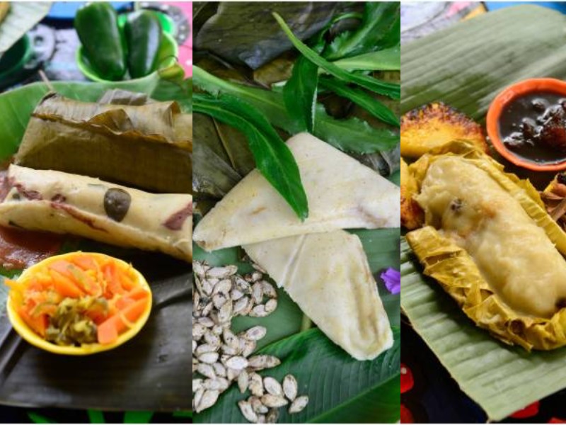 El nixtapite, uno de los tamales más exóticos, lleva tilapia frita y camarones envueltos en hojas de huerta y caña de Cristo. / Foto archivo