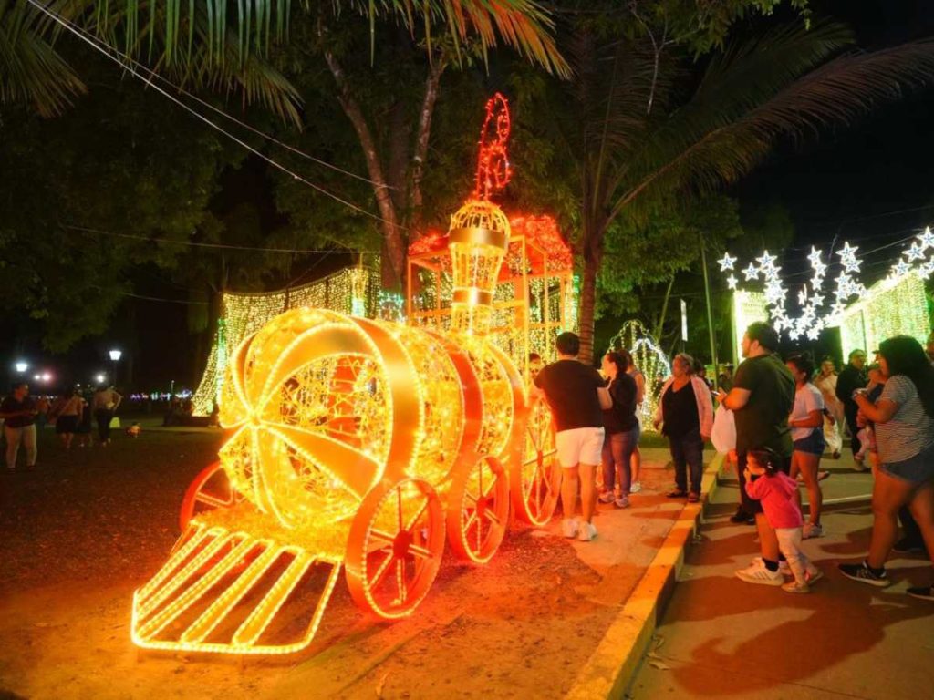 Villa navideña en El Cafetalon