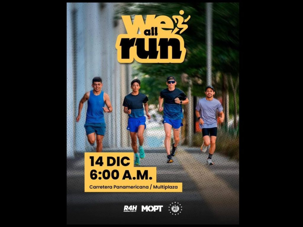 El 14 de diciembre a las 6:00 a. m. arranca We All Run desde Multiplaza. Si no te inscribiste, igual podés unirte y vivir la experiencia.