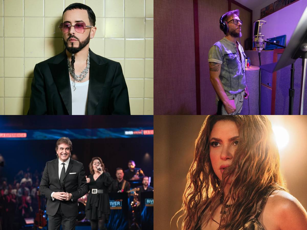 Shakira durante una presentación en vivo; su residencia programada para 2026 en El Salvador registra alta demanda y sectores agotados.