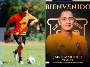 Jairo Martínez es el nuevo refuerzo de Águila. Foto X Águila